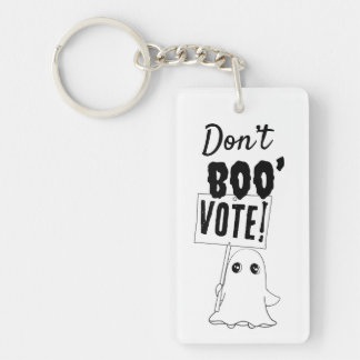 Don’t Boo, Vote! Spooky Cute Voting Rights Keychain