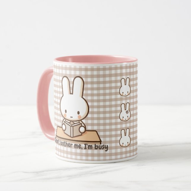 Don´t bother me bunny coffee cup (Front Left)