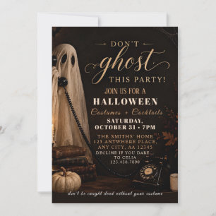 Don’t Ghost This Party Halloween Invitation