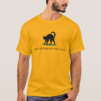 Don’t Interrupt the Chaos Cat Gadsden Flag Parody T-Shirt