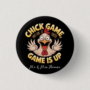 Don’t Look at the Chicken The Funny Game 1 Inch Round Button