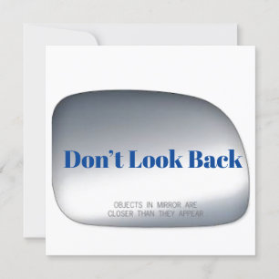 Don’t Look Back Note Card