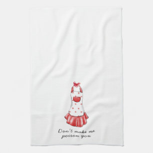 Don’t Make Me Poison You Apron Kitchen Towel