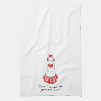 Don’t Make Me Poison You Apron Kitchen Towel