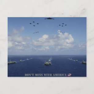 DON’T MESS WITH AMERICA Postcard