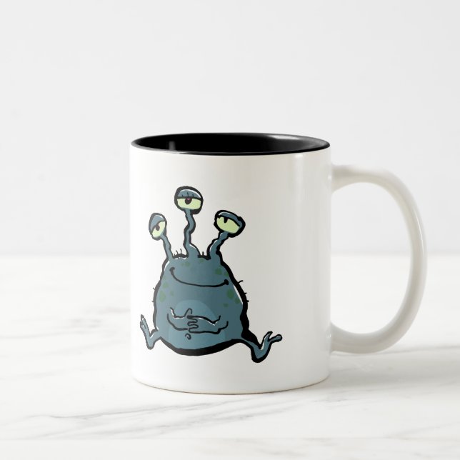 don’t panic - customizable Two-Tone coffee mug (Right)