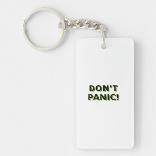Don’t Panic Keychain
