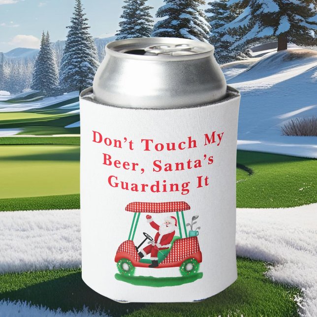Don’t Touch My Beer, Santa’s Guarding It Can Cooler (Creator Uploaded)
