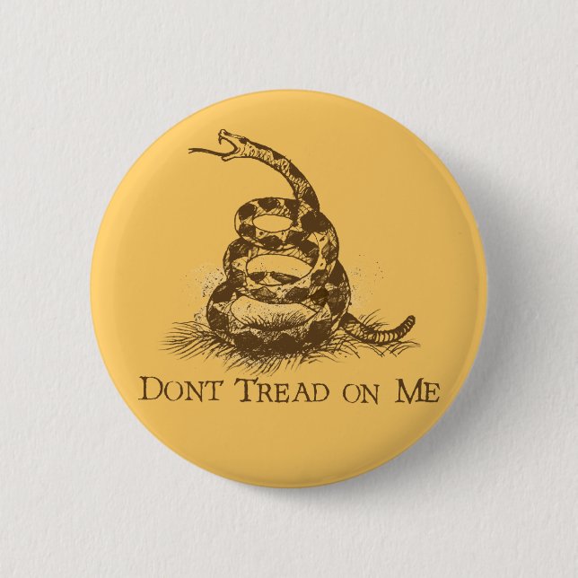 Don’t Tread on Me 2 Inch Round Button (Front)