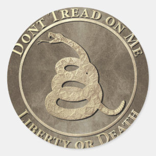 Don’t Tread on Me Classic Round Sticker