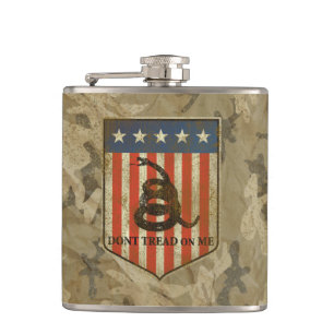 Don’t Tread on Me Hip Flask