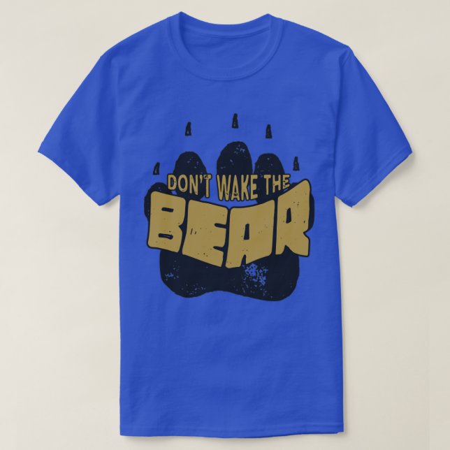 don t wake the bear trace T-Shirt (Design Front)