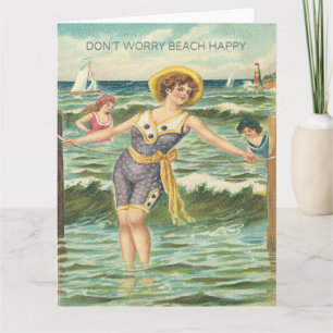 Don’t Worry Beach Happy Greeting Card