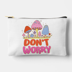 Don’t Worry – Colourful Kawaii Mushroom Accessory Pouch