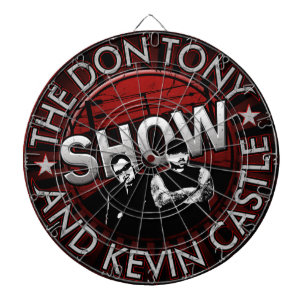 Don Tony And Kevin Castle Show Dartboard! Dartboard