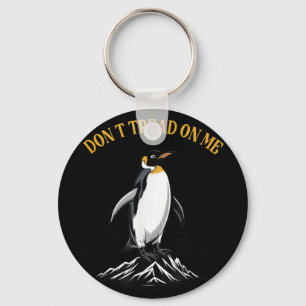 Don Tread On Penguins, Taxes Penguin Funny Meme Gi Keychain