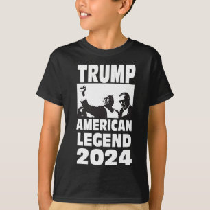 Don Trump 2024 Bulletproof Never Surrender Legend  T-Shirt