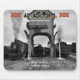 Don Wirth - Black Gold Mouse Pad