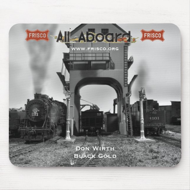 Don Wirth - Black Gold Mouse Pad (Front)