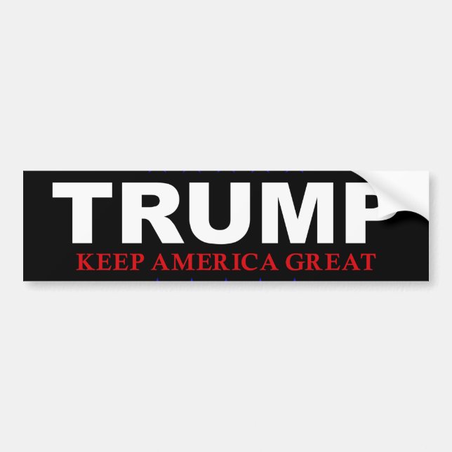 Donal Trump Election Bumper Stocker Bumper Sticker (Front)