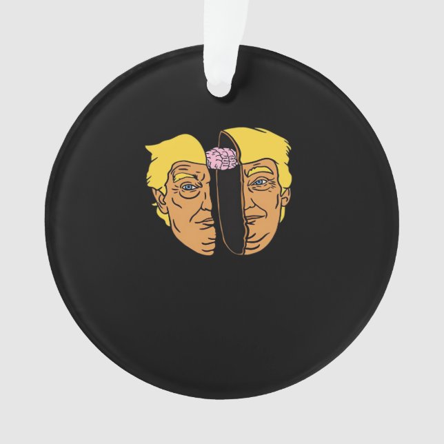 Donald Brain Trumpkin  Artwork  Ornament (Front)
