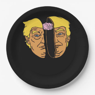 Donald Brain Trumpkin  Artwork  Paper Plate