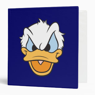 Donald Duck   Angry Face Closeup Binder