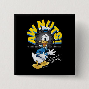Donald Duck Awnuts! 2 Inch Square Button