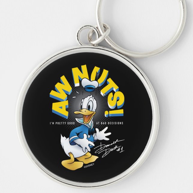 Donald Duck Awnuts! Keychain (Front)
