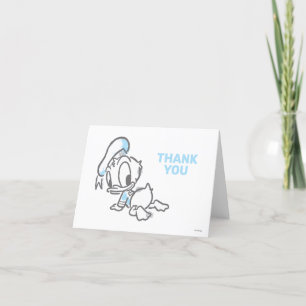 Donald Duck Baby Shower Thank You Card