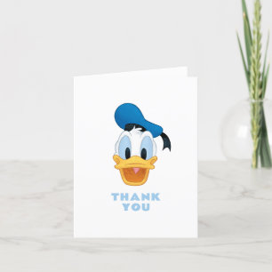 Donald Duck Birthday Thank You Card