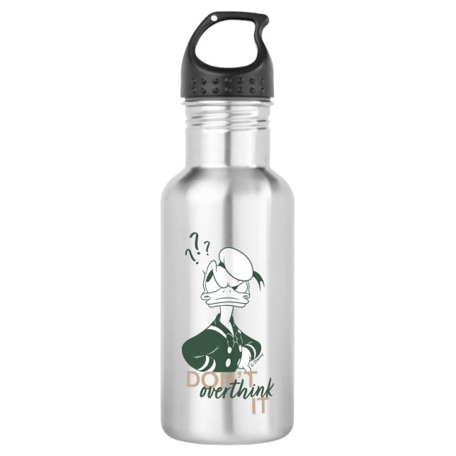 Donald Duck "Don't Overthink It" 532 Ml Water Bottle (Front)