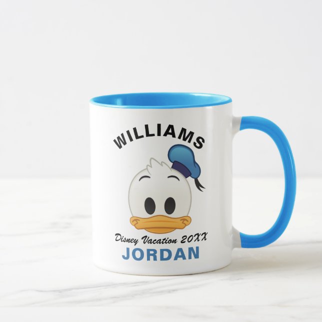 Donald Duck Emoji | Family Vacation Mug (Right)