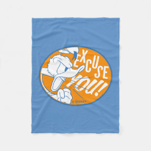Donald Duck Excuse You Fleece Blanket