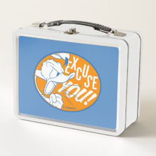 Donald Duck   Excuse You Metal Lunch Box