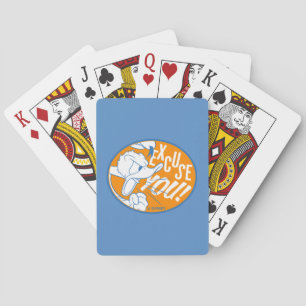 Donald Duck   Excuse You Playing Cards