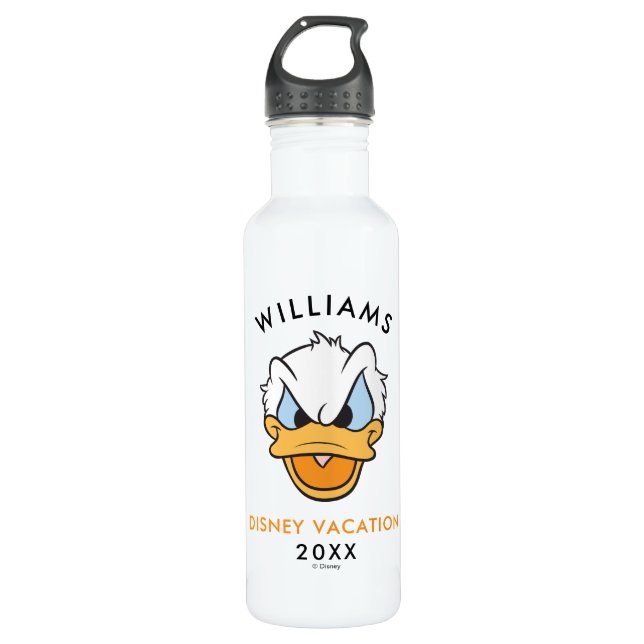 Donald Duck | Family Vacation & Year 710 Ml Water Bottle (Front)