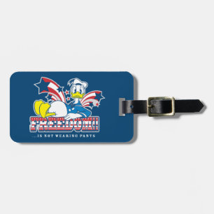 Donald Duck Freedom Luggage Tag