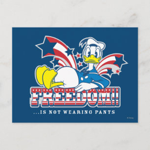 Donald Duck   Freedom Postcard