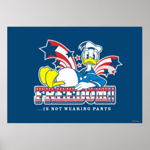 Donald Duck   Freedom Poster