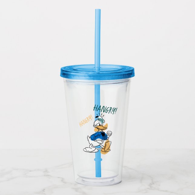 Donald Duck | Hangry Hangry Acrylic Tumbler (Front)