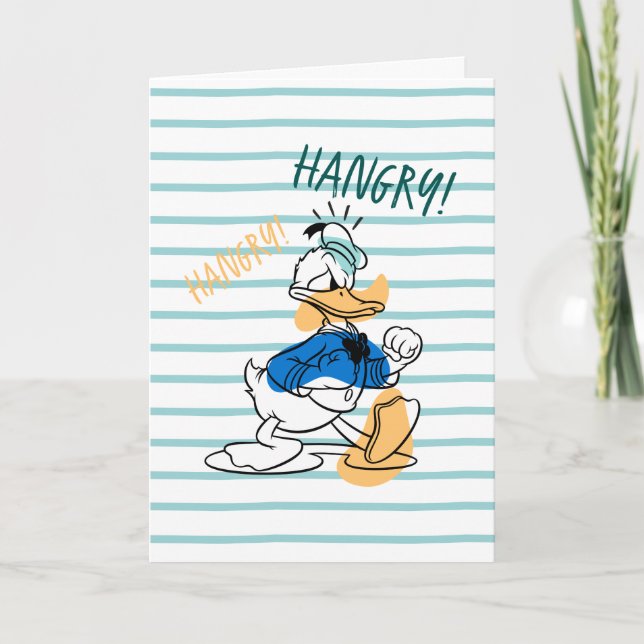 Donald Duck | Hangry Hangry Card (Front)