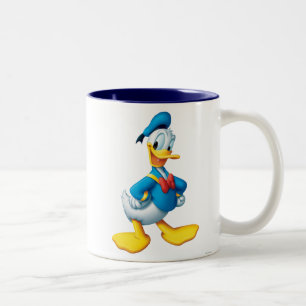 Donald Duck   Happy Two-Tone Coffee Mug