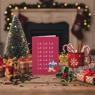 Donald Duck Holiday La La Card