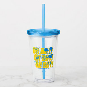 Donald Duck & Mickey Fist Bump Oh Boy! Acrylic Tumbler