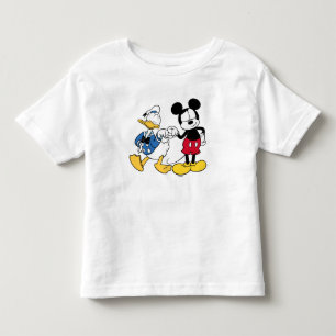 Donald Duck & Mickey Fist Bump Toddler T-shirt
