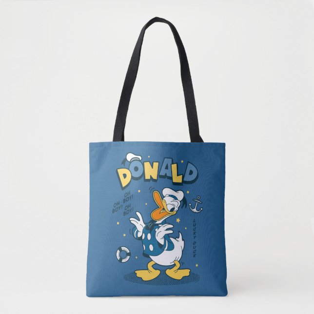 Donald Duck | Oh Boy! Oh Boy! Lucky Duck Tote Bag (Front)