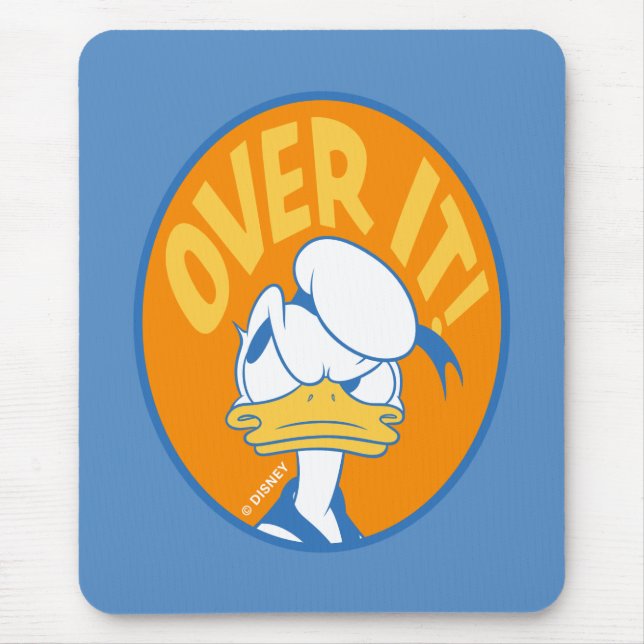 Donald Duck Over It! Mouse Pad (Front)