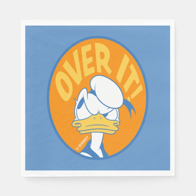 Donald Duck Over It! Napkin (Front)