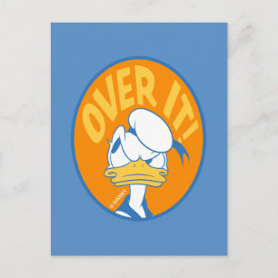 Donald Duck Over It! Postcard